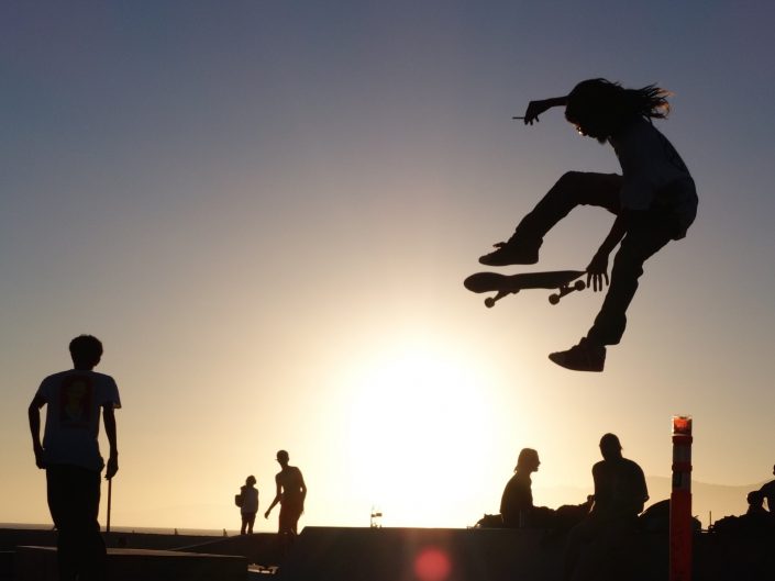 Skatepark at Venice Beach by Laurent Reich