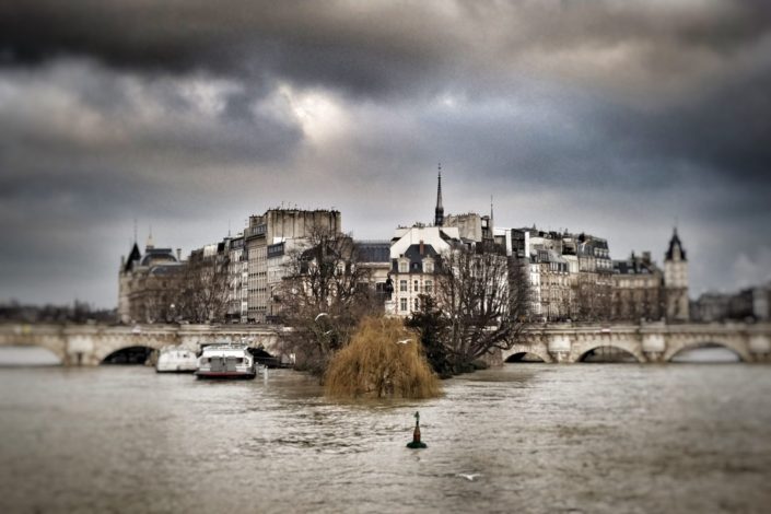 Inondations Paris 2018 - Pont Neuf et Ile de la cité