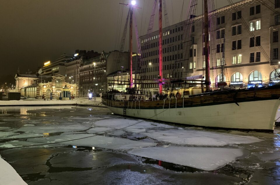 Helsinki, capitale gelée en février